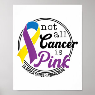 Not All Cancer Is Pink, Bladder Cancer Awareness Poster