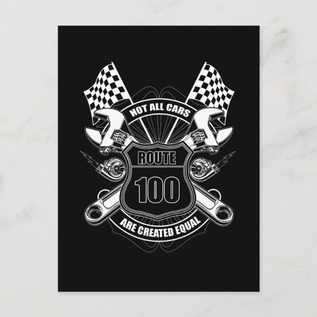 Not All Cars Are Created Equal Postcard (Front)