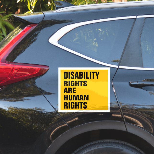 Not all disabilities are visible sticker (Car Side)