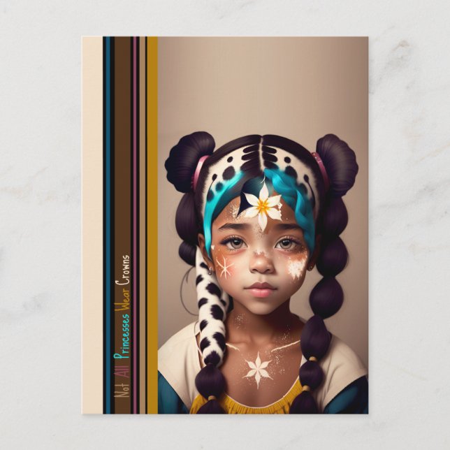Not All Princesses Wear Crowns -"Delilah" Postcard (Front)