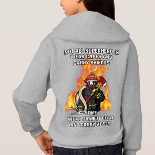 Not All Superheroes...Firefighter Hoodie