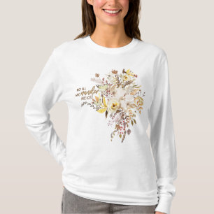Not All Who Wander Are Lost Boho Design T-Shirt