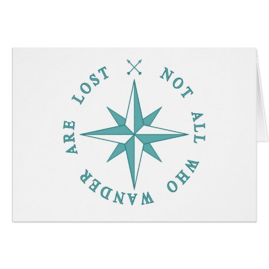 Not All Who Wander Are Lost Cards (Front Horizontal)