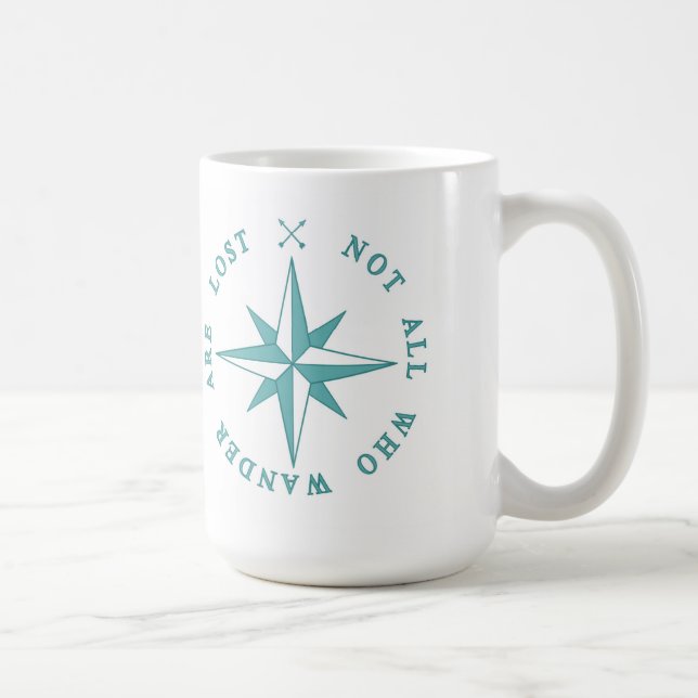 Not All Who Wander Are Lost Coffee Mug (Right)