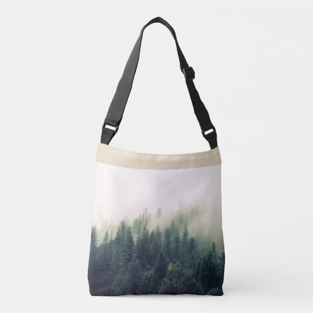 Not All Who Wander Are Lost Crossbody Bag (Front)