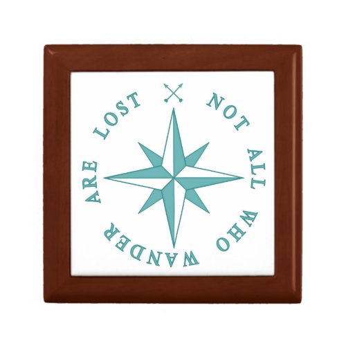 Not All Who Wander Are Lost Jewelry Box