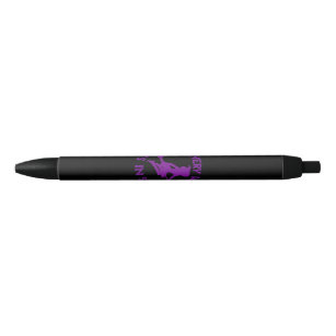 PEN: Witchy Pattern Art Print Stationery Pen Halloween Pattern Pens Black  Ink Pens Purple Crystal Art Pen Witchy Journaling Pen 