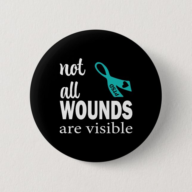 Not All Wound Are Visible Button (Front)