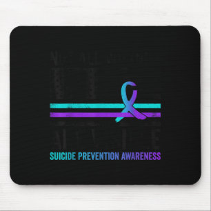 Not All Wounds Are Visible American Flag Suicide P Mouse Pad