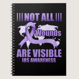 Not All Wounds Are Visible IBS Awareness Notebook