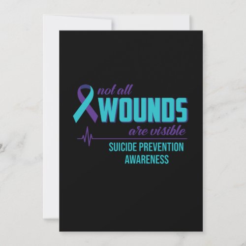 Not All Wounds Are Visible Suicide Prevention Save The Date