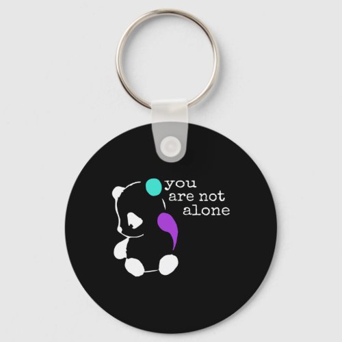 Not Alone Semicolon Gift Suicide Prevention Awaren Keychain