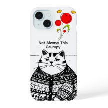 Not Always Grumpy Cat Phone Case