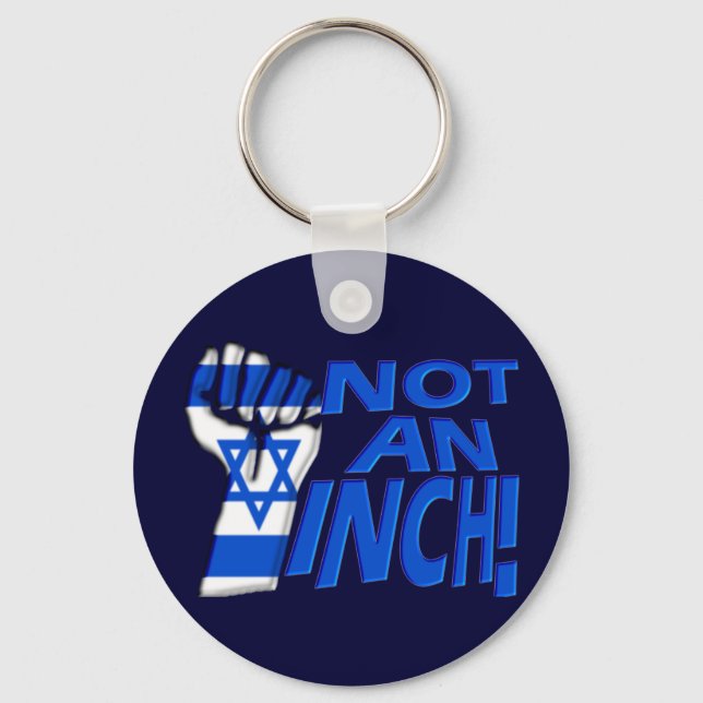 Not an Inch Keychain (Front)