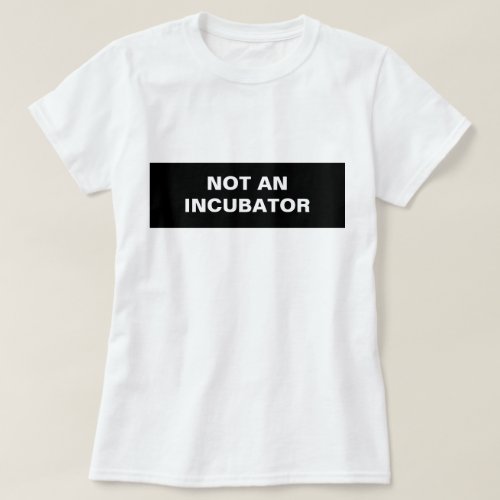Not an incubator women are people T_Shirt