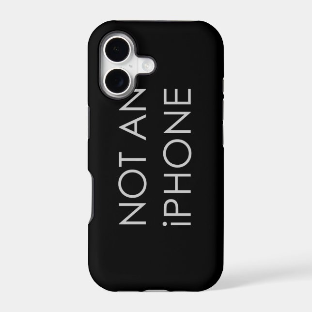 Not An iPhone Case (Back)