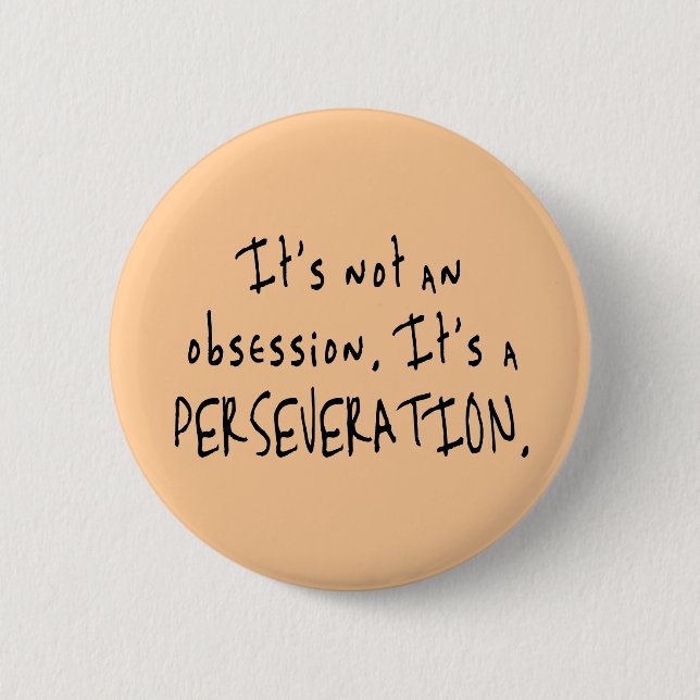 Not an Obsession Buttons (Front)
