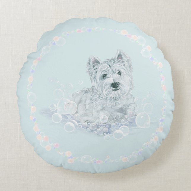 Not Another Bath Round Pillow (Front)