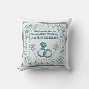Not another wedding anniversary throw pillow