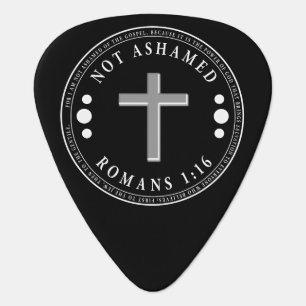 Not Ashamed of the Gospel Christian Verse Guitar Pick