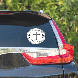 Not Ashamed of the Gospel Christian Verse Sticker