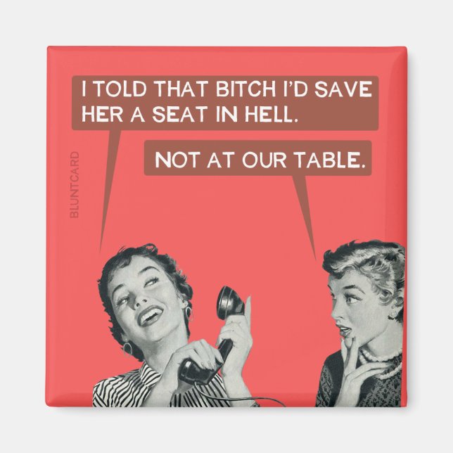 Not at our table. magnet (Front)