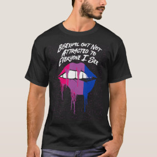 Not Attracted to Everyone Bisexual LGBTQ Bi Pride T-Shirt
