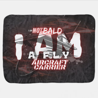 Not bald, military, army baby blanket