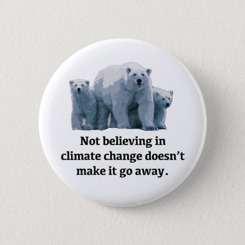 Not believing in climate change button