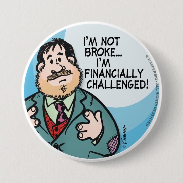 Not Broke Pinback Button (Front)