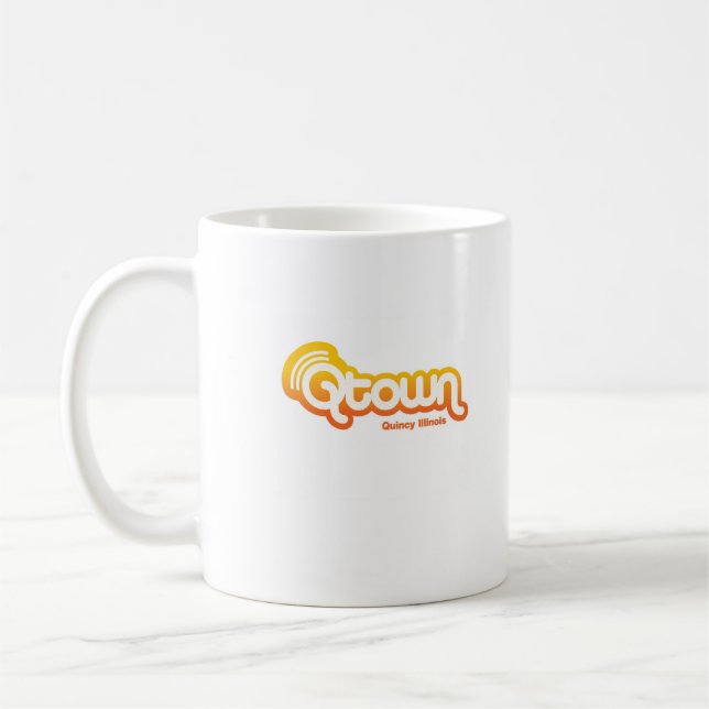 not by chicago, qtown coffee mug (Left)
