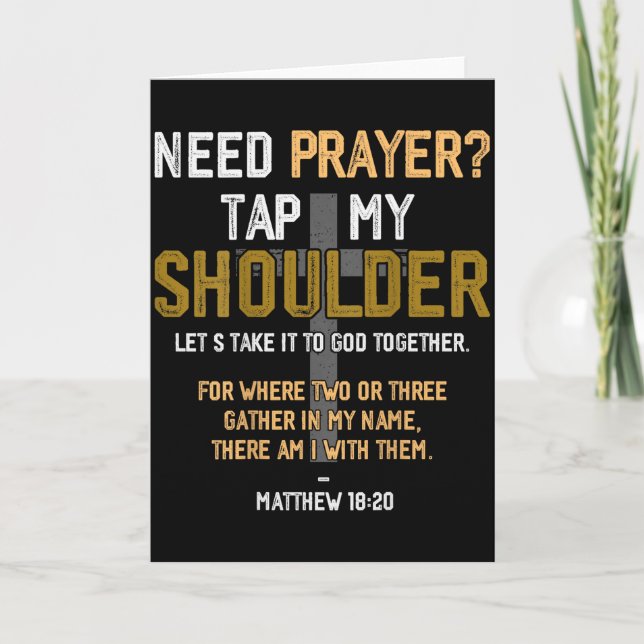 Not By My Strength But By His  Card (Front)