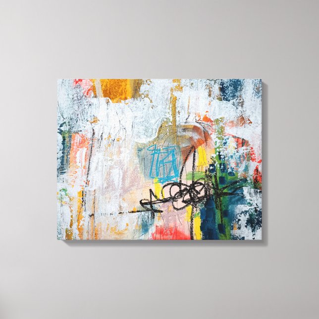 Not Centered Canvas Print (Front)