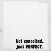 Not Conceited, Just Perfect (Front/Back)