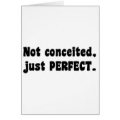 Not Conceited, Just Perfect (Front)