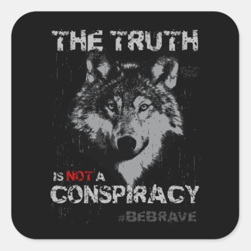 Not Conspiracy Square Sticker