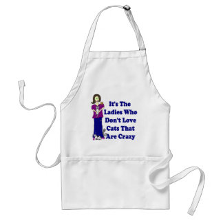 (Not Crazy) Cat Lady Adult Apron
