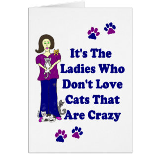 (Not Crazy) Cat Lady Cards