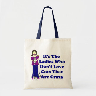 (Not Crazy) Cat Lady Tote Bag