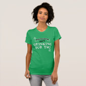 Not Drinking For Two St Patrick's Day Maternity T-Shirt (Front Full)