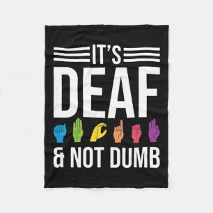Not Dumb Fleece Blanket