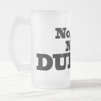 Not Durnk! Frosted beer glass Frosted Glass Beer Mug