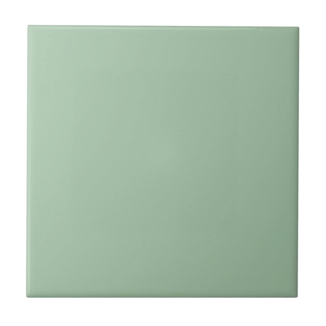 Not Easy Being Green Square Kitchen and Bathroom Ceramic Tile (Front)