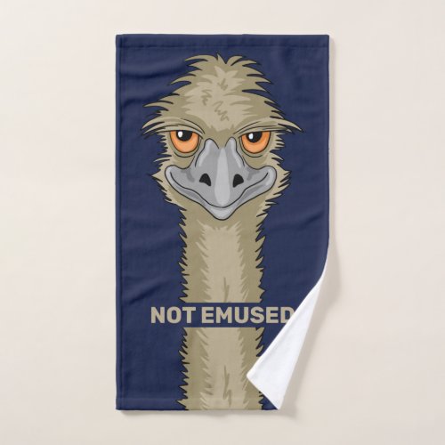Not Emused Funny Emu Pun Hand Towel