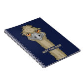 Not Emused Funny Emu Pun Notebook (Right Side)