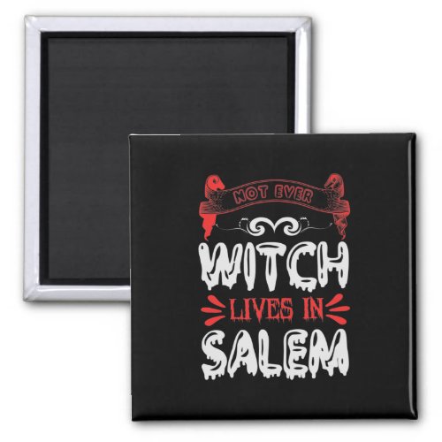 Not Ever Witch Lives In Salem Magnet