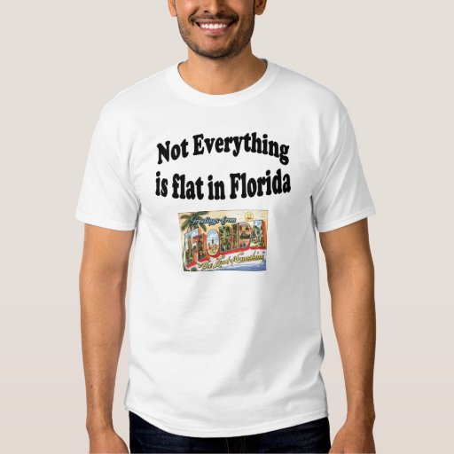 Not everything is flat in Florida Shirt | Zazzle
