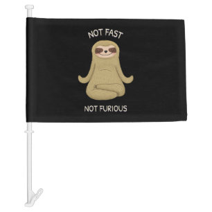 Not Fast Not Furious Car Flag