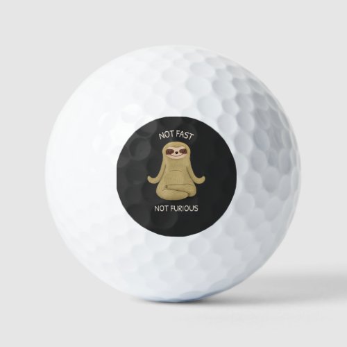 Not Fast Not Furious  Golf Balls