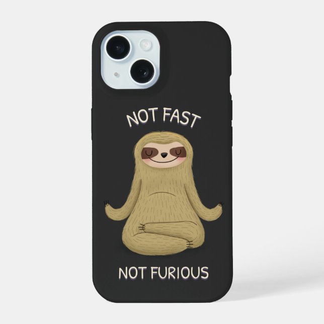Not Fast Not Furious Iphone Case (Back)